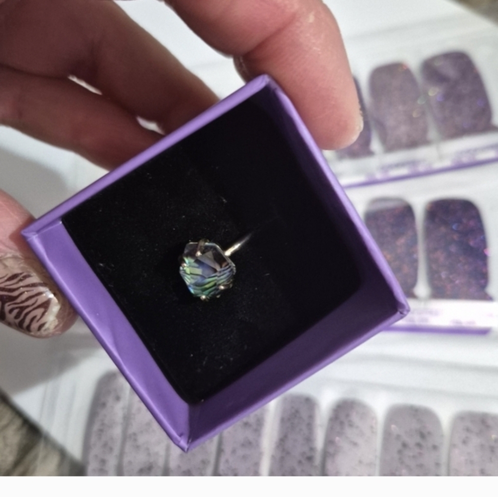 Color Street Color Play Purple Sparkle Nail Strips Set - Picture 5 of 5